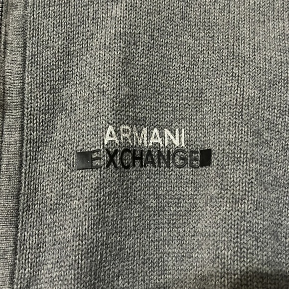 Armani exchange, sweater, gray, and black brand new without tags - Picture 2 of 6